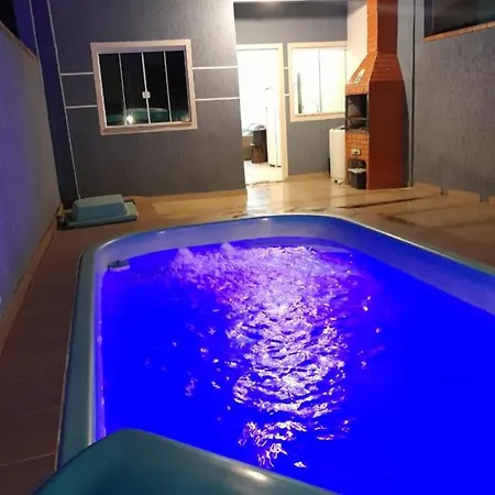 Casa Na Praia Com Piscina E Ar Condicionado Para 7 Pessoas Balneario Praia do Leste Room photo
